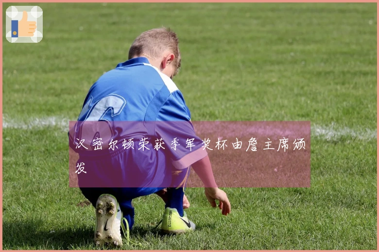 汉密尔顿荣获季军奖杯由詹主席颁发